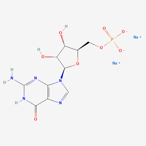 5550-12-9 Guanosine 5-monophosphate,disodium salt chemical structure