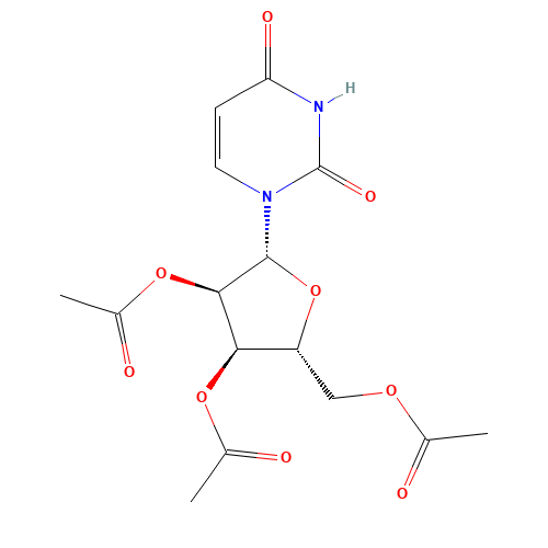 4105-38-8 2',3',5'-Triacetyluridine chemical structure