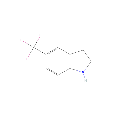 162100-55-2 5-Trifluoromethylindoline chemical structure
