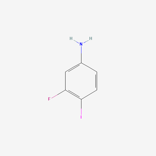 656-66-6 3-Fluoro-4-iodoaniline chemical structure