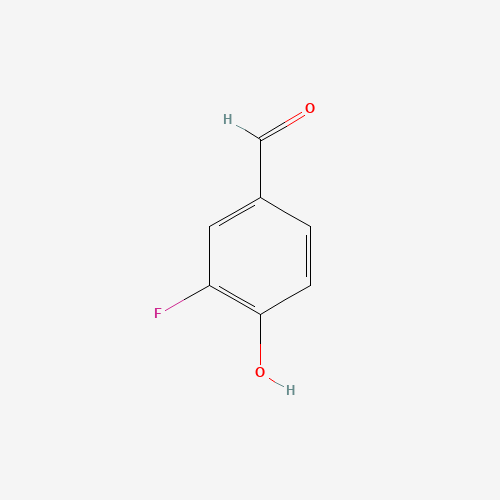 405-05-0 3-Fluoro-4-hydroxybenzaldehyde chemical structure