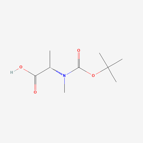 16948-16-6 Boc-N-Me-Ala-OH chemical structure