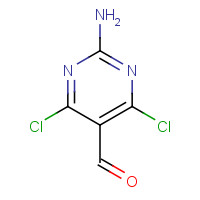 5604-46-6 2-Amino-4,6-dichloropyrimidine-5-carbaldehyde chemical structure