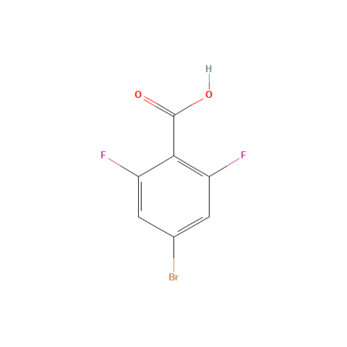 183065-68-1 4-Bromo-2,6-difluorobenzoic acid chemical structure