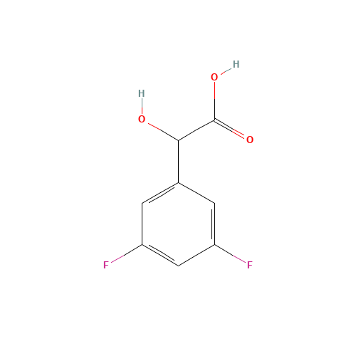 132741-31-2 3,5-Difluoromandelic acid chemical structure