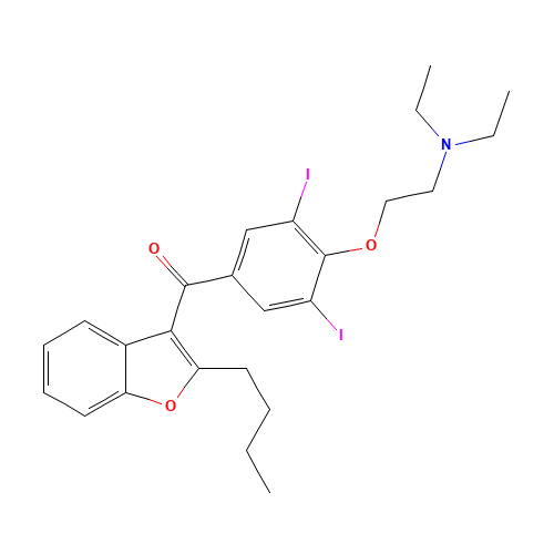 1951-25-3 Amiodarone chemical structure