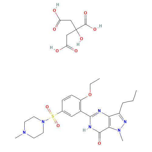 171599-83-0 Sildenafil citrate chemical structure