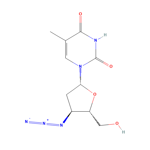 30516-87-1 Zidovudine chemical structure