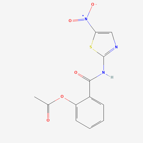 55981-09-4 Nitazoxanide chemical structure