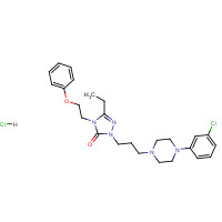 82752-99-6 Nefazodone hydrochloride chemical structure
