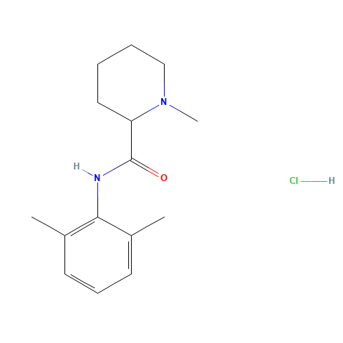 1722-62-9 Mepivacaine hydrochloride chemical structure