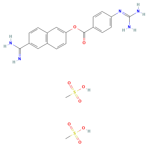 82956-11-4 Nafamostat mesylate chemical structure