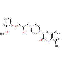 95635-55-5 Ranolazine chemical structure