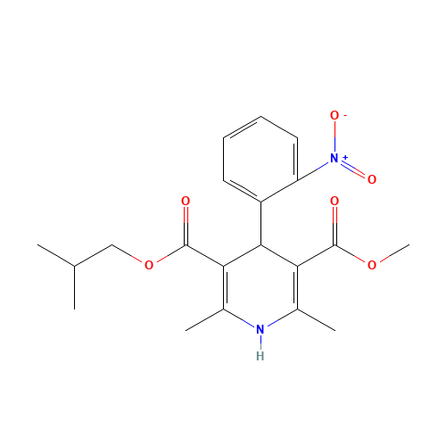 63675-72-9 Nisoldipine chemical structure