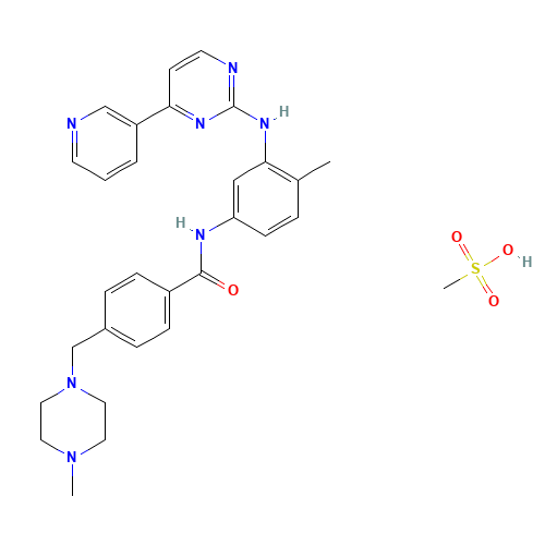 220127-57-1 Imatinib mesylate chemical structure