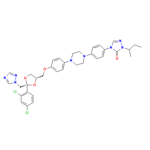 84625-61-6 Itraconazole chemical structure