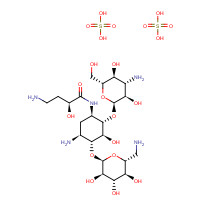 39831-55-5 Amikacin sulfate chemical structure