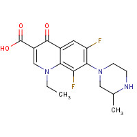 98079-51-7 Lomefloxacin chemical structure