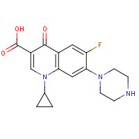 85721-33-1 Ciprofloxacin chemical structure