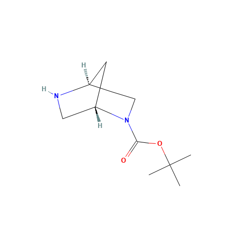 113451-59-5 (1s,4s)-tert-butyl 2,5-diaza-bicyclo[2.2.1]heptane-2-carboxylate chemical structure