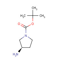 147081-49-0 (R)-1-Boc-3-aminopyrrolidine chemical structure