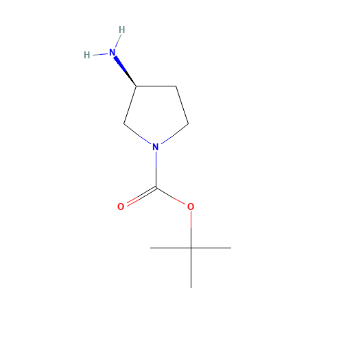 147081-44-5 (S)-1-Boc-3-aminopyrrolidine chemical structure