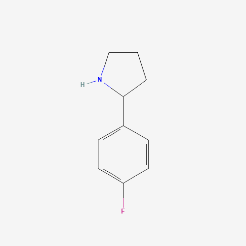 72216-06-9 2-(4-fluorophenyl)pyrrolidine chemical structure