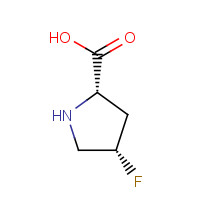 6745-32-0 (2S,4S)-4-fluoropyrrolidine-2-carboxylic acid chemical structure
