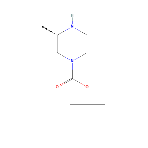 147081-29-6 (S)-1-Boc-3-methyl-piperazine chemical structure