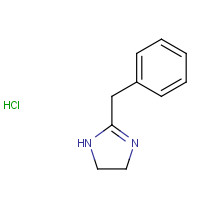 59-97-2 2-benzyl-4,5-dihydro-1H-imidazole hydrochloride chemical structure