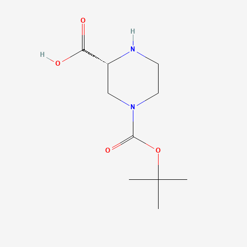 192330-11-3 (R)-1-Boc-piperazine-3-carboxylic acid chemical structure