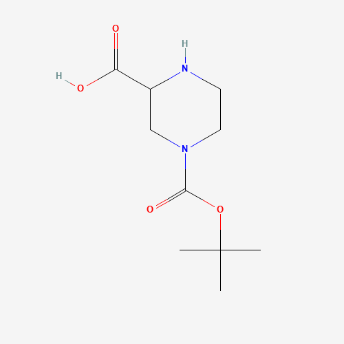128019-59-0 1-Boc-piperazine-3-carboxylic acid chemical structure