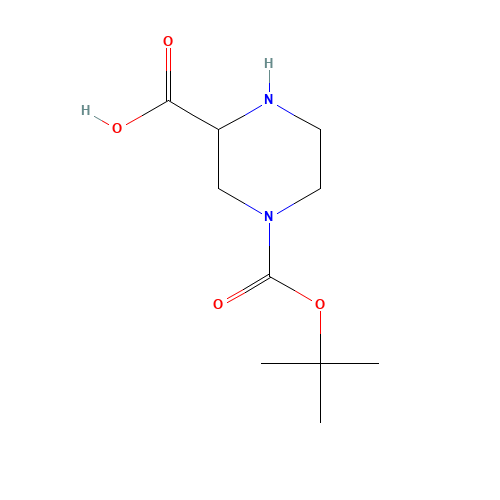 128019-59-0 1-Boc-piperazine-3-carboxylic acid chemical structure
