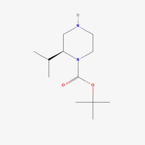 674792-05-3 (S)-1-Boc-2-isopropyl-piperazine chemical structure