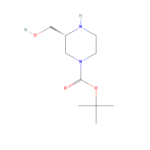 278788-66-2 (R)-1-Boc-3-hydroxymethyl-piperazine chemical structure