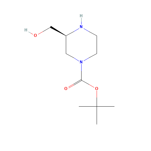 314741-40-7 (S)-1-Boc-3-hydroxymethyl-piperazine chemical structure