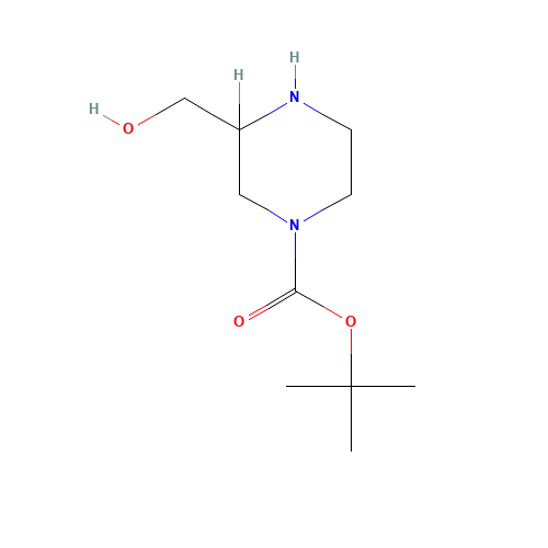 301673-16-5 1-Boc-3-hydroxymethyl-piperazine chemical structure