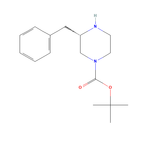 475272-55-0 (S)-1-Boc-3-benzyl-piperazine chemical structure