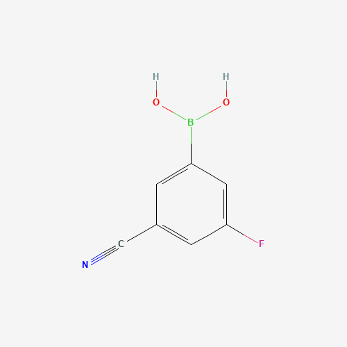 304858-67-1 3-cyano-5-fluorophenylboronic acid chemical structure