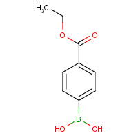 4334-88-7 4-(ethoxycarbonyl)phenylboronic acid chemical structure