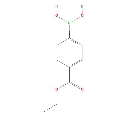 4334-88-7 4-(ethoxycarbonyl)phenylboronic acid chemical structure