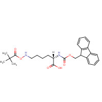 71989-26-9 Fmoc-Lys(Boc)-OH chemical structure