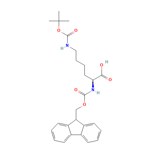 71989-26-9 Fmoc-Lys(Boc)-OH chemical structure