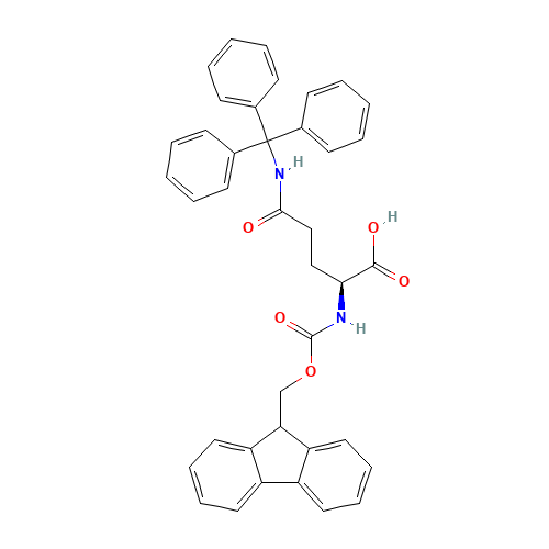 132327-80-1 Fmoc-Gln(trt) )-OH chemical structure