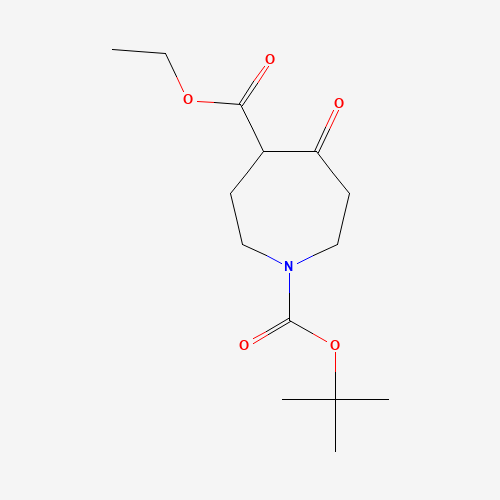 141642-82-2 Ethyl 1-boc-5-oxo-hexahydro-1H-azepine-4-carboxylate chemical structure