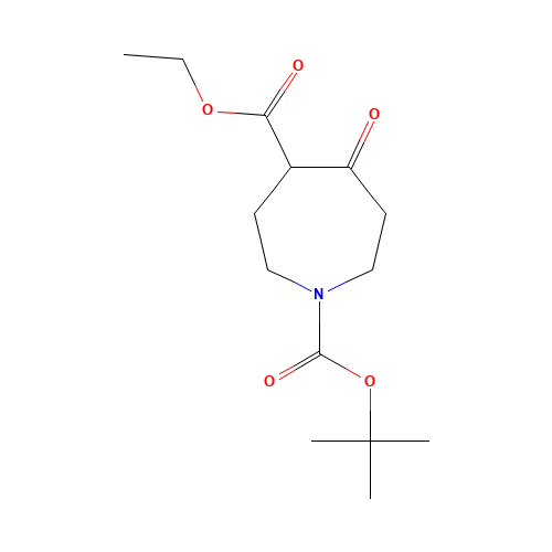 141642-82-2 Ethyl 1-boc-5-oxo-hexahydro-1H-azepine-4-carboxylate chemical structure