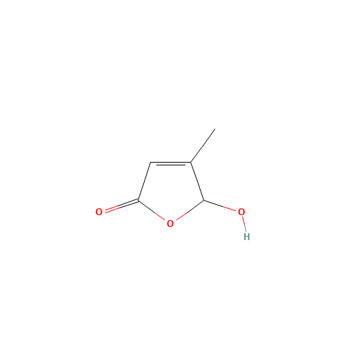 40834-42-2 5-Hydroxy-4-methyl-2(5H)furanone chemical structure