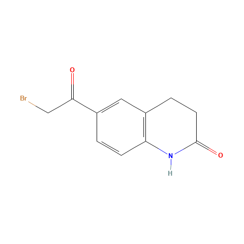 70639-82-6 6-(2-Bromoacetyl)-3,4-dihydro-1H-quinoline-2-one chemical structure