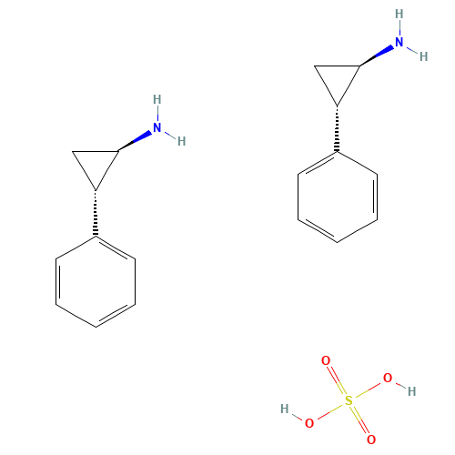 13492-01-8 Tranylcypromine hemisulfate chemical structure