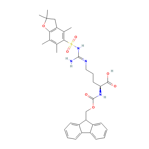 154445-77-9 Fmoc-Arg(Pbf) )-OH chemical structure